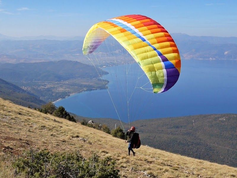 Paragliding over Krusevo